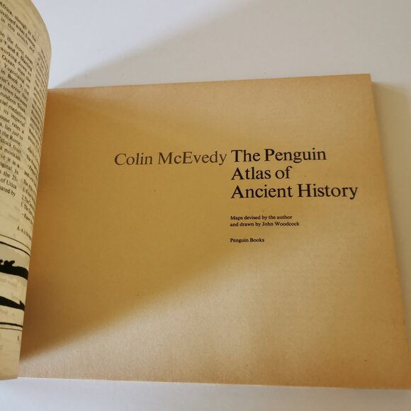 1990s Penguin Book of Ancient History by Colin McEvedy Historical Maps Vintage - Picture 5 of 10